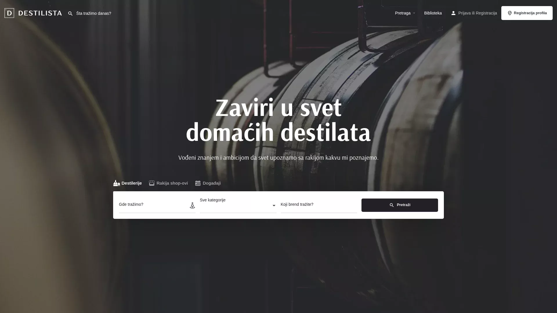 Destilista website